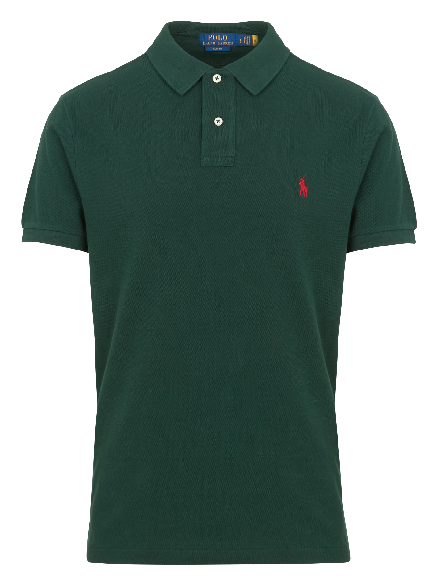 Polo slim-fit en coton piqué POLO RALPH LAUREN Vert