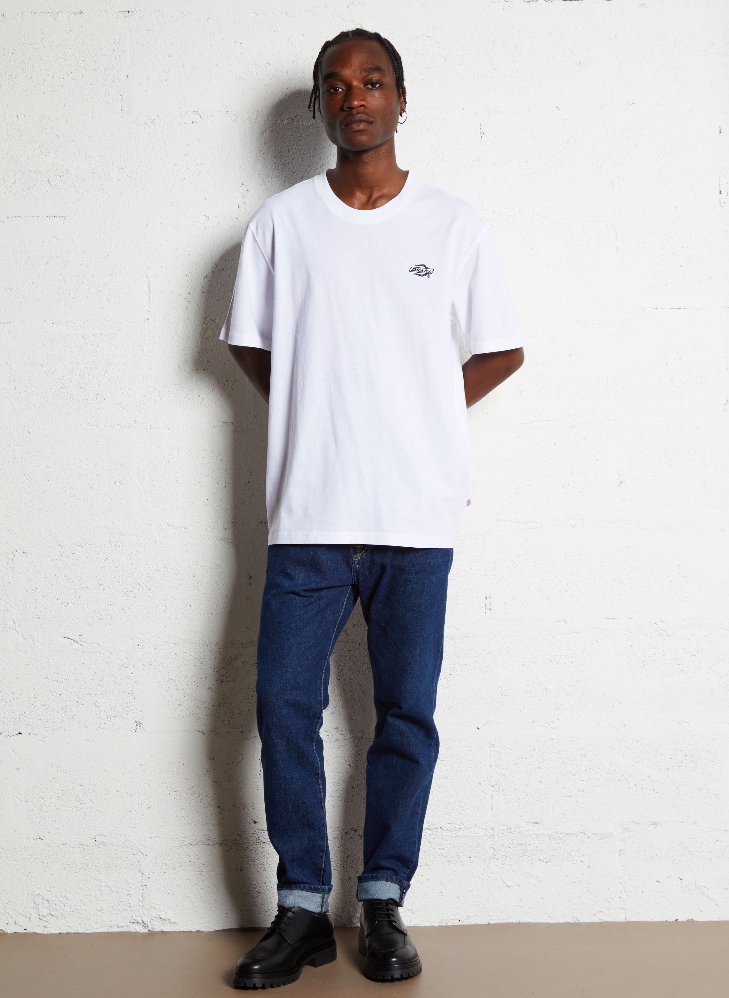 Camiliday round-neck sleeveless cotton top DICKIES White