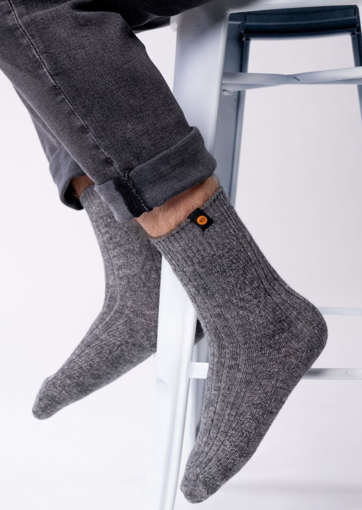 Wool socks BILLYBELT Grey