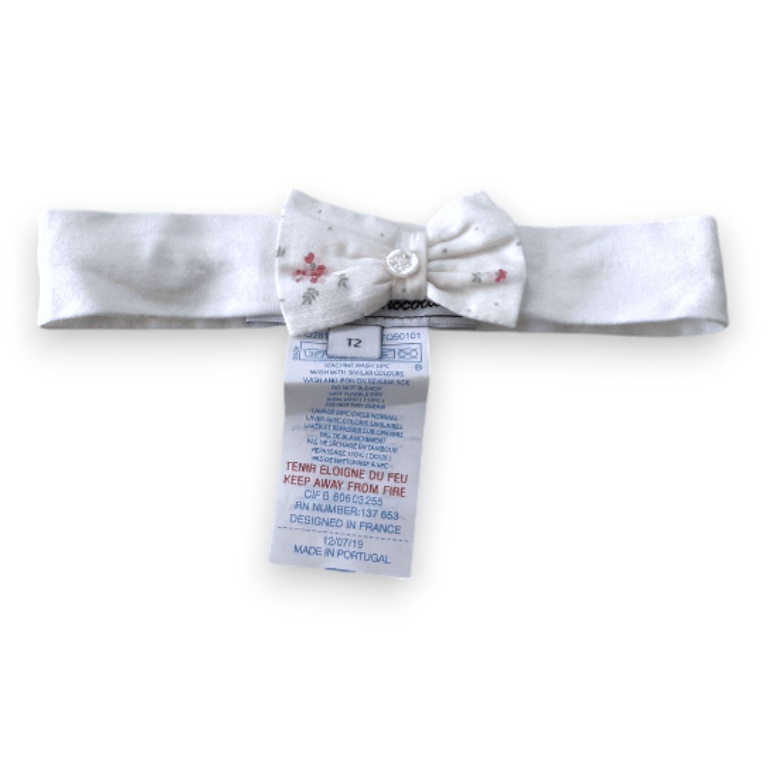 White baby hair accessories - 6 months TARTINE ET CHOCOLAT - seconde-main White