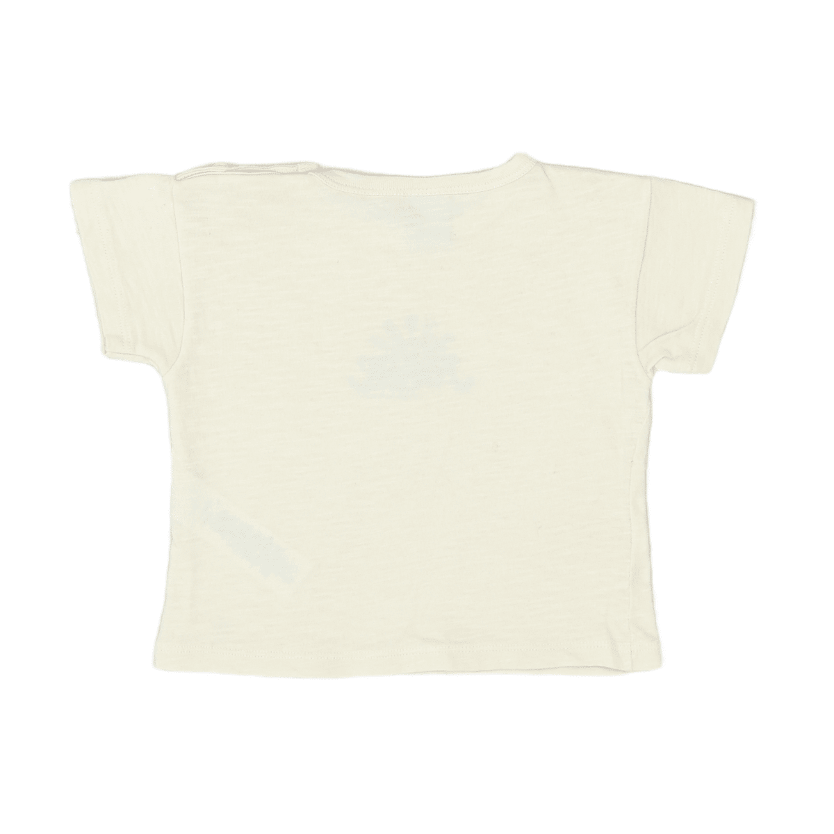 Yellow Baby T-shirt - 12 months PETIT BATEAU - Seconde Main Yellow