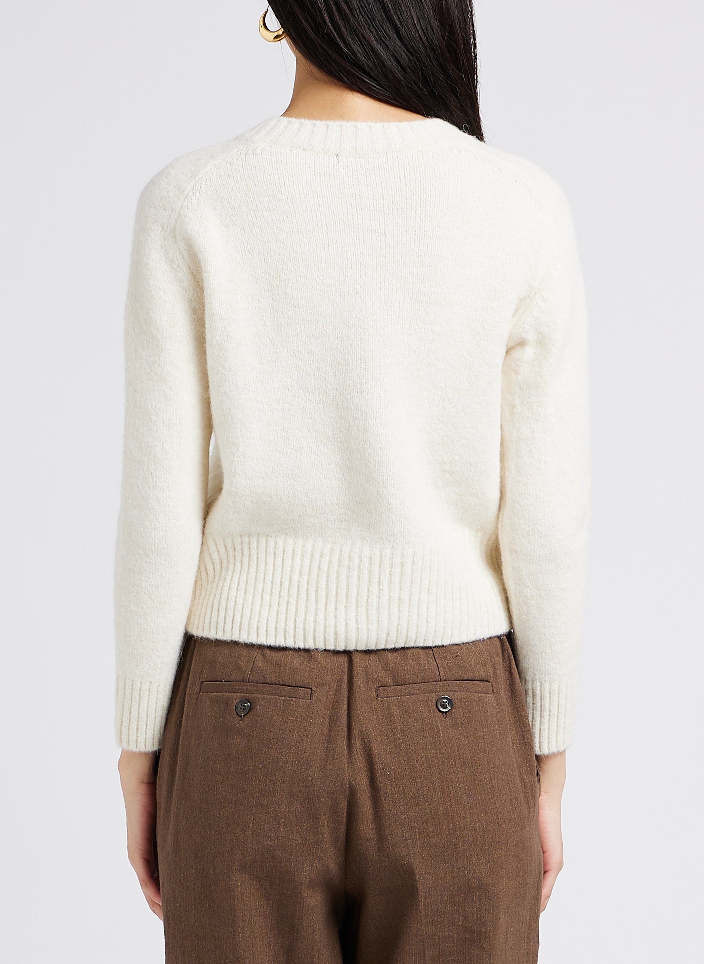Gilet court boutonné  SOEUR Beige