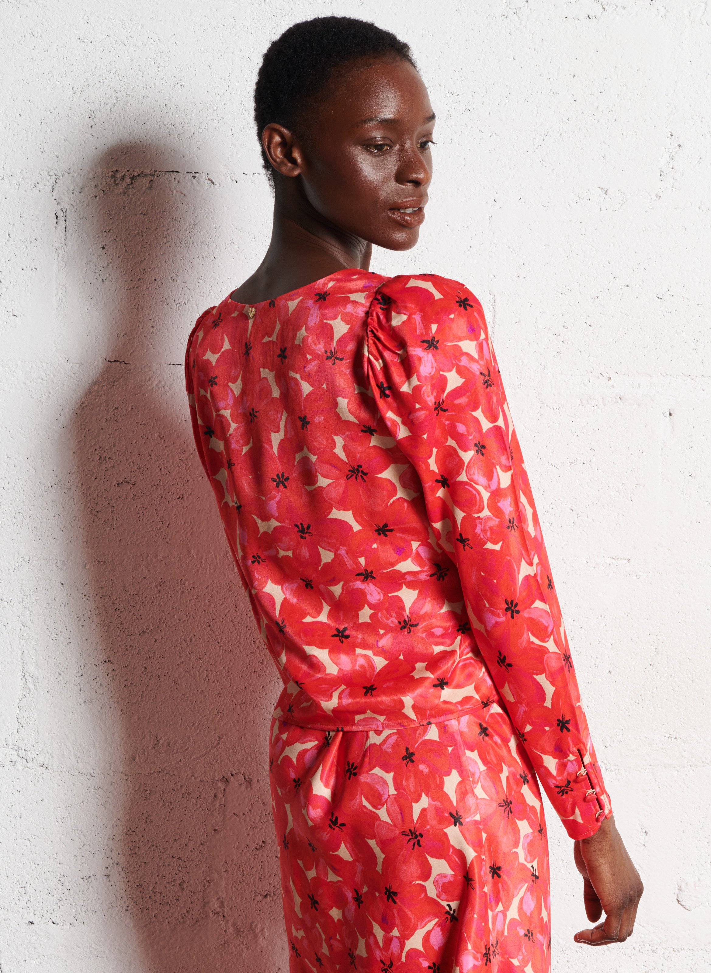 Printed straight top  FABIENNE CHAPOT Multicolored