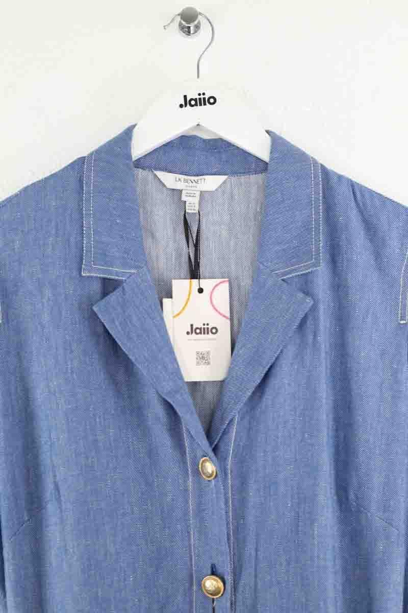 Cotton dress LK BENNETT - Seconde Main Blue