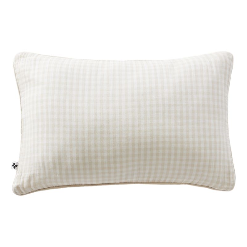 Coussin déco déhoussable 100% coton L'EFFET PAPILLON