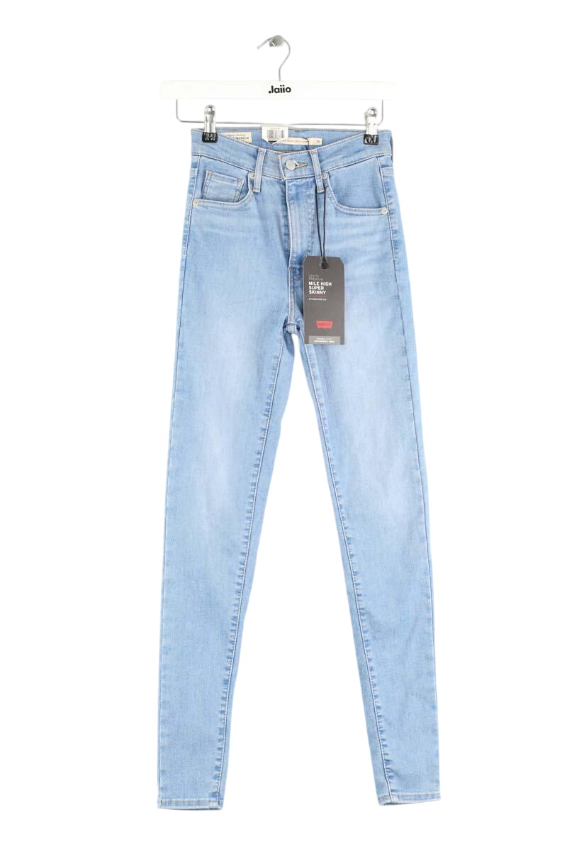 Cotton skinny jeans LEVI'S - Seconde main Blue