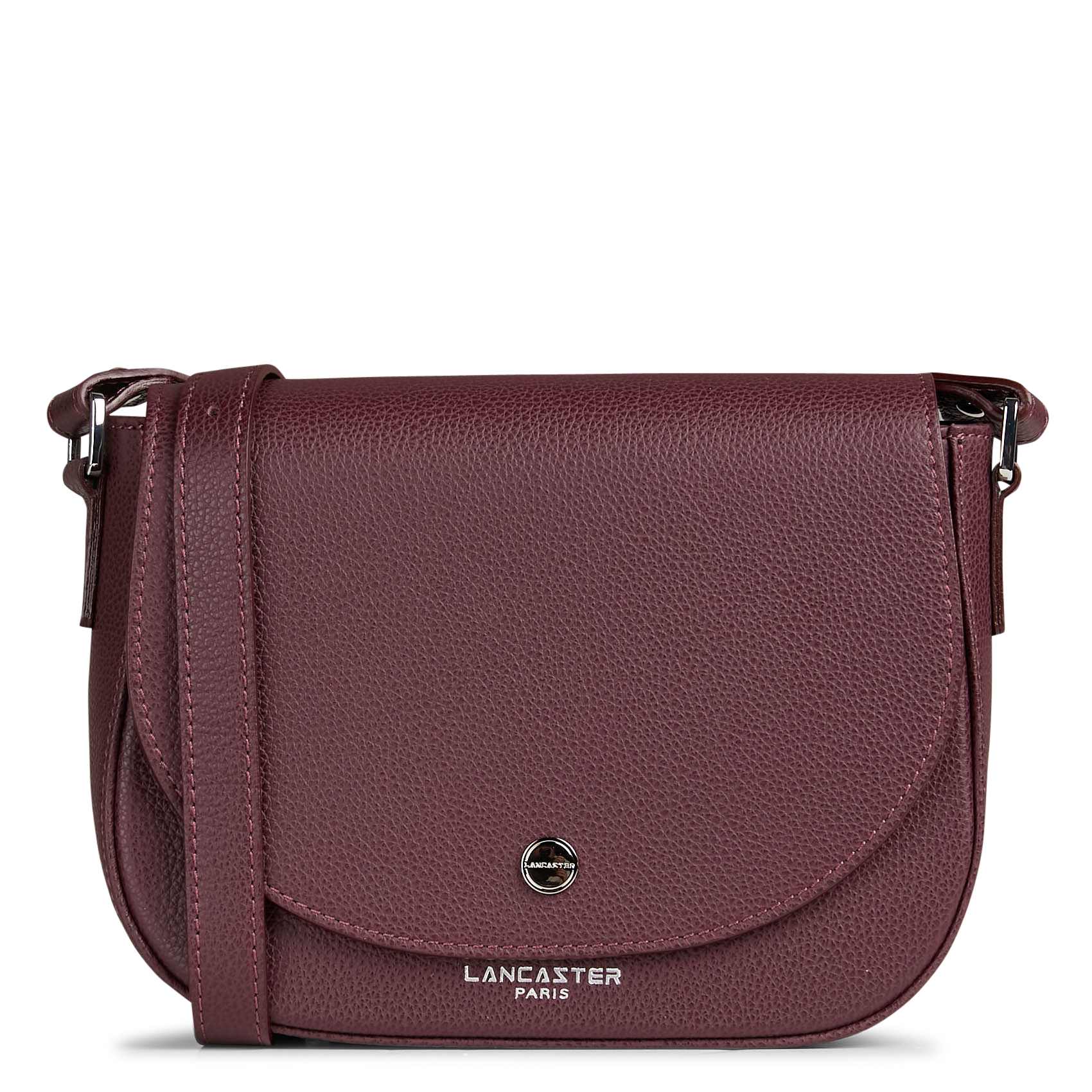 Leren schoudertas MILANO BAO Bordeaux