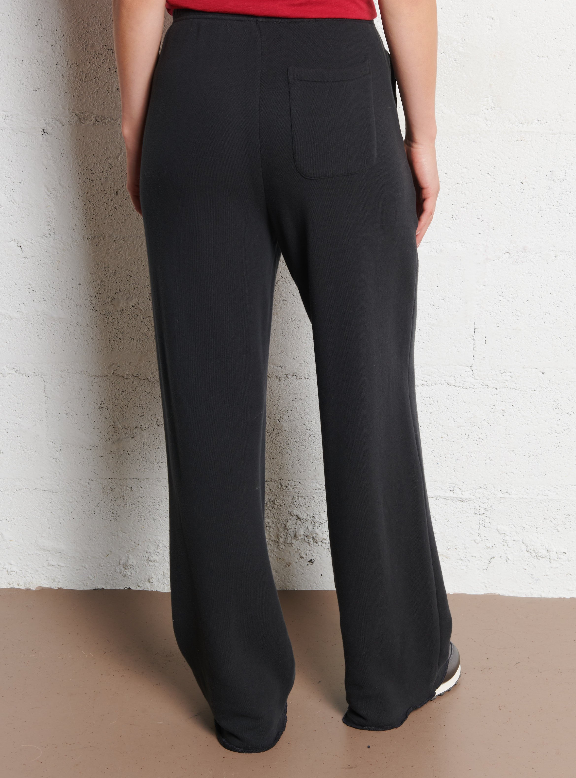 Weite Jogginghose aus Baumwoll-Mix AMERICAN VINTAGE Schwarz