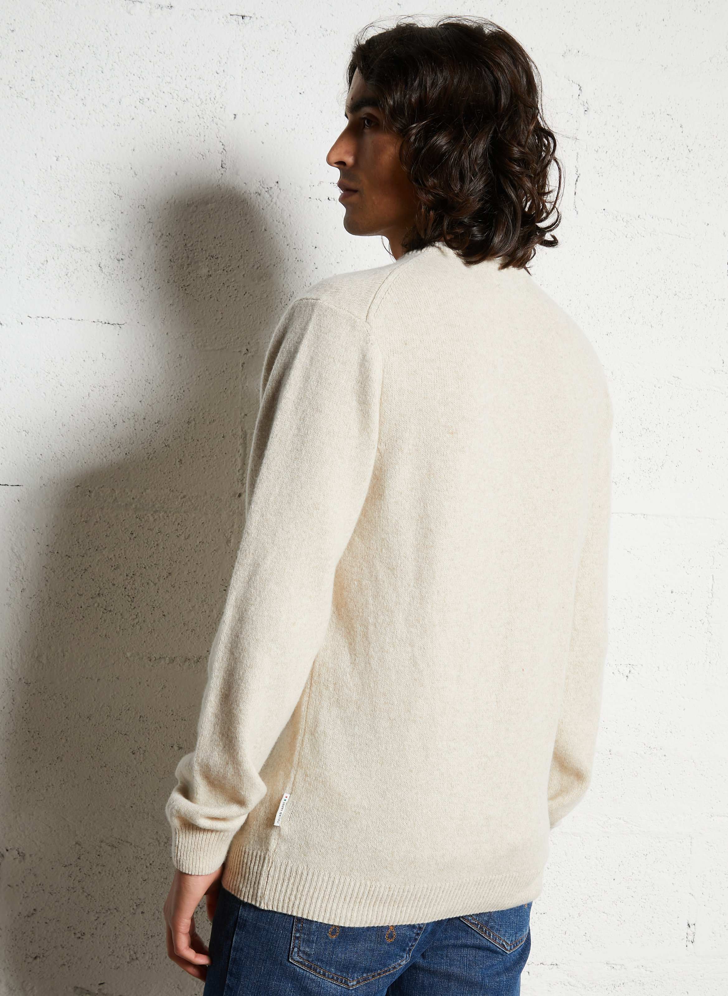 Alpaca wool sweater CASUAL FRIDAY Beige