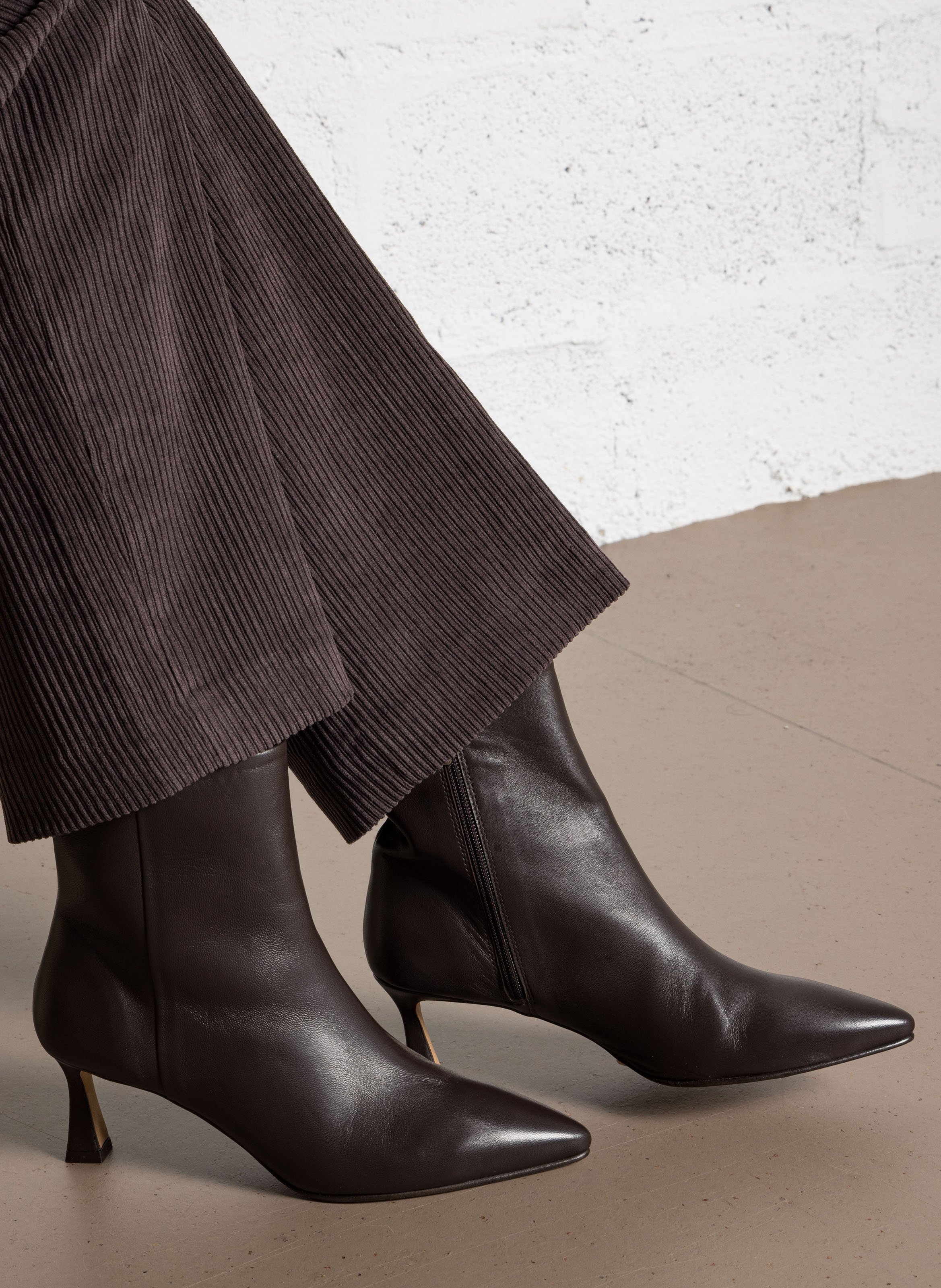 Bottines en cuir BOBBIES Marron