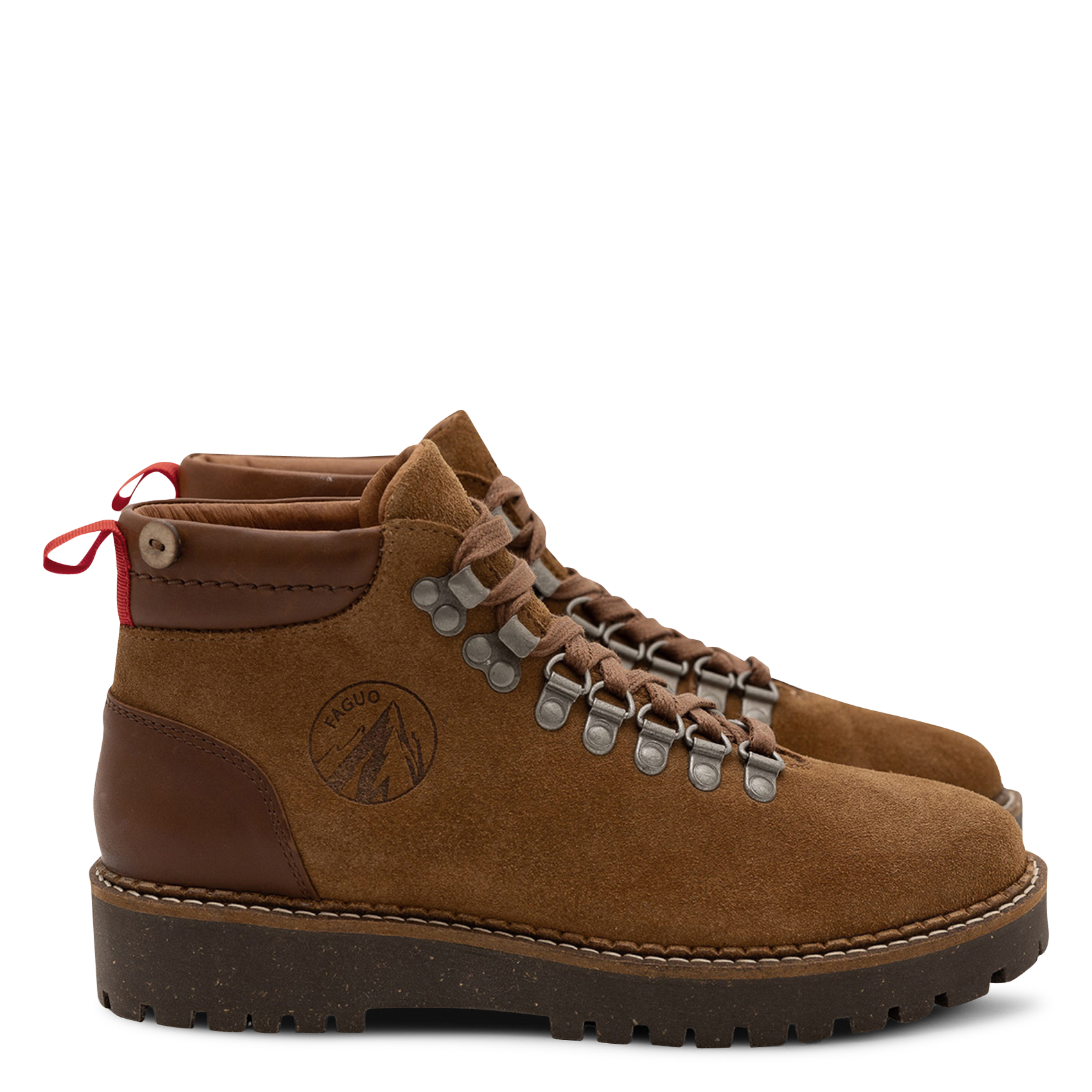 Lederstiefeletten FAGUO Braun