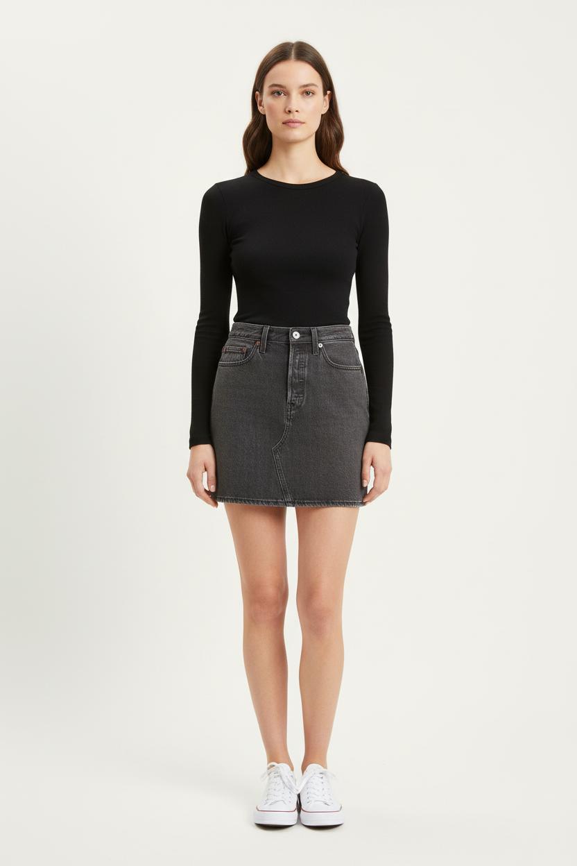 Short & midi skirt LEVI'S - Seconde main Grey