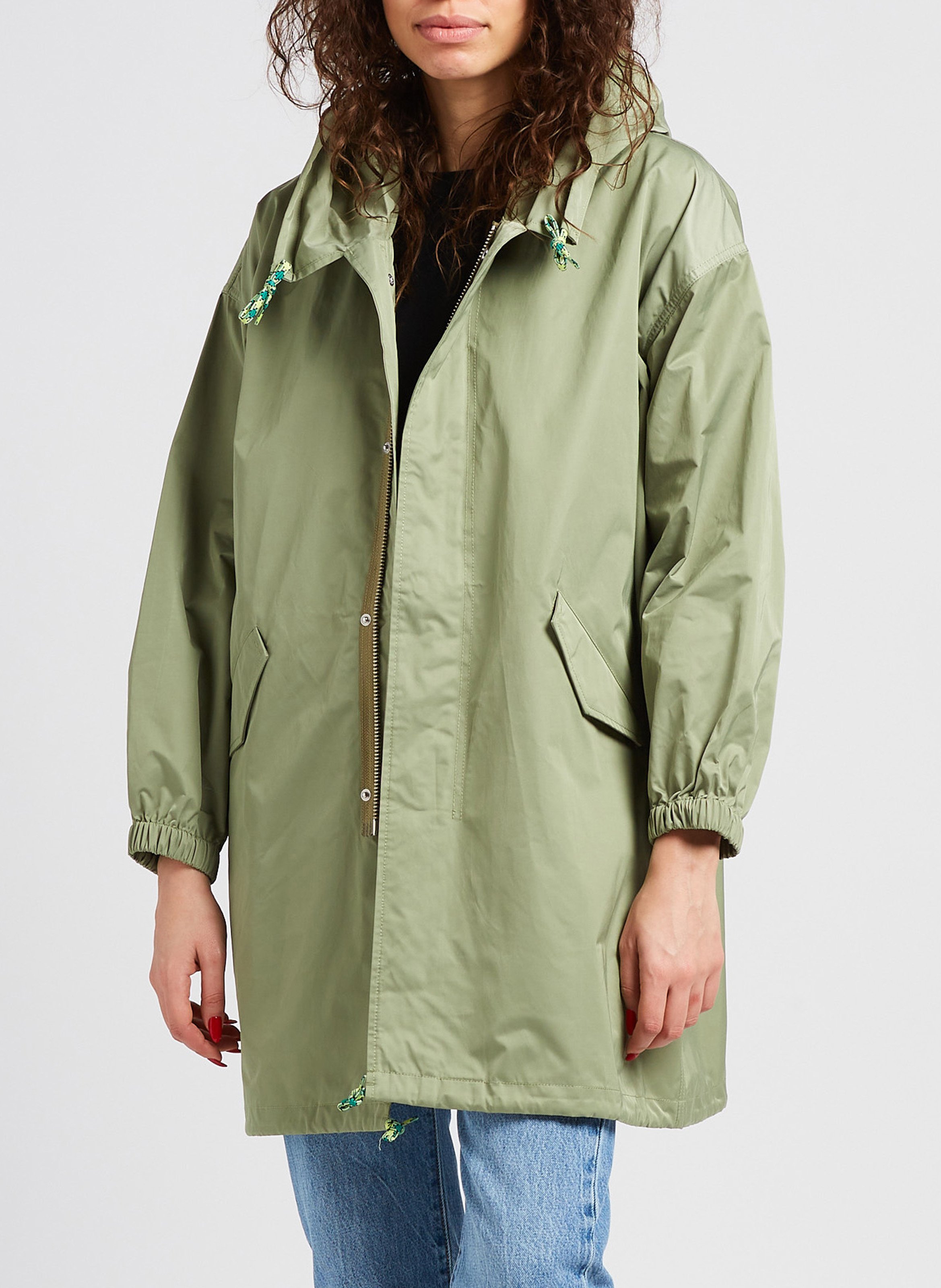 Ruimvallende parka met capuchon BELLEROSE Groen