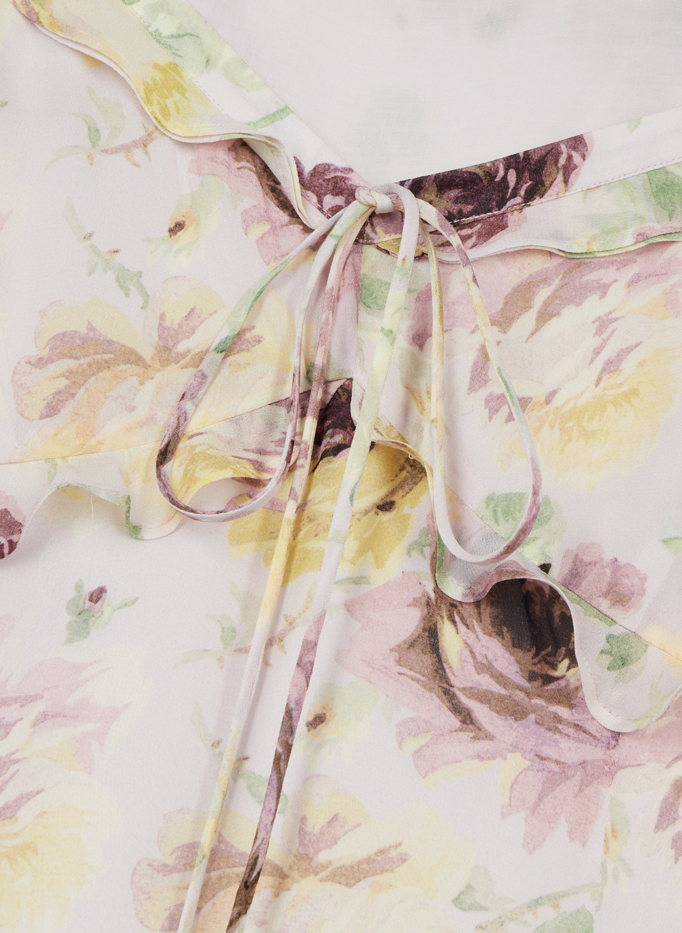 Robe longue volantée imprimé THE KOOPLES Rose