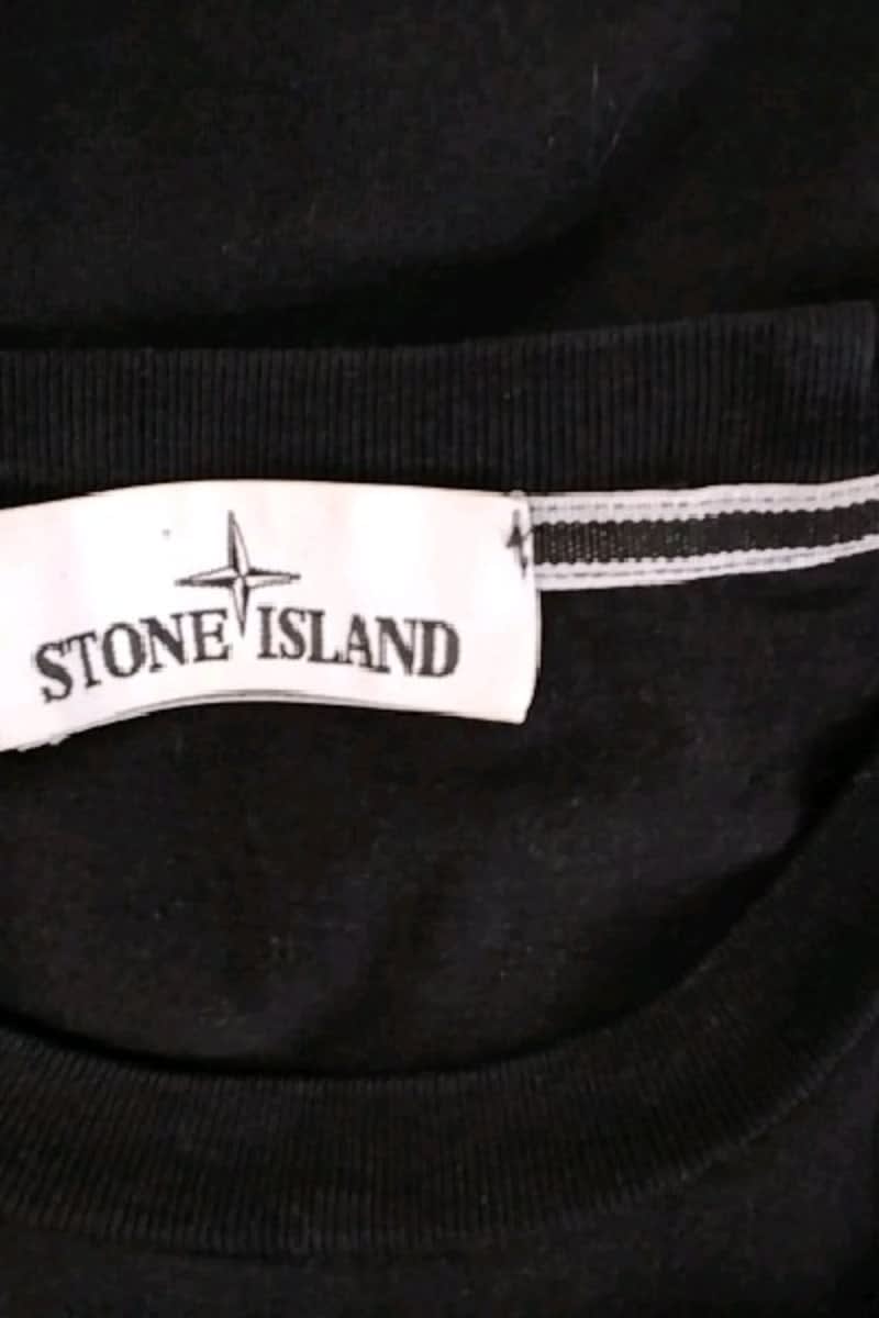 T-shirt STONE ISLAND SECONDE MAIN Black