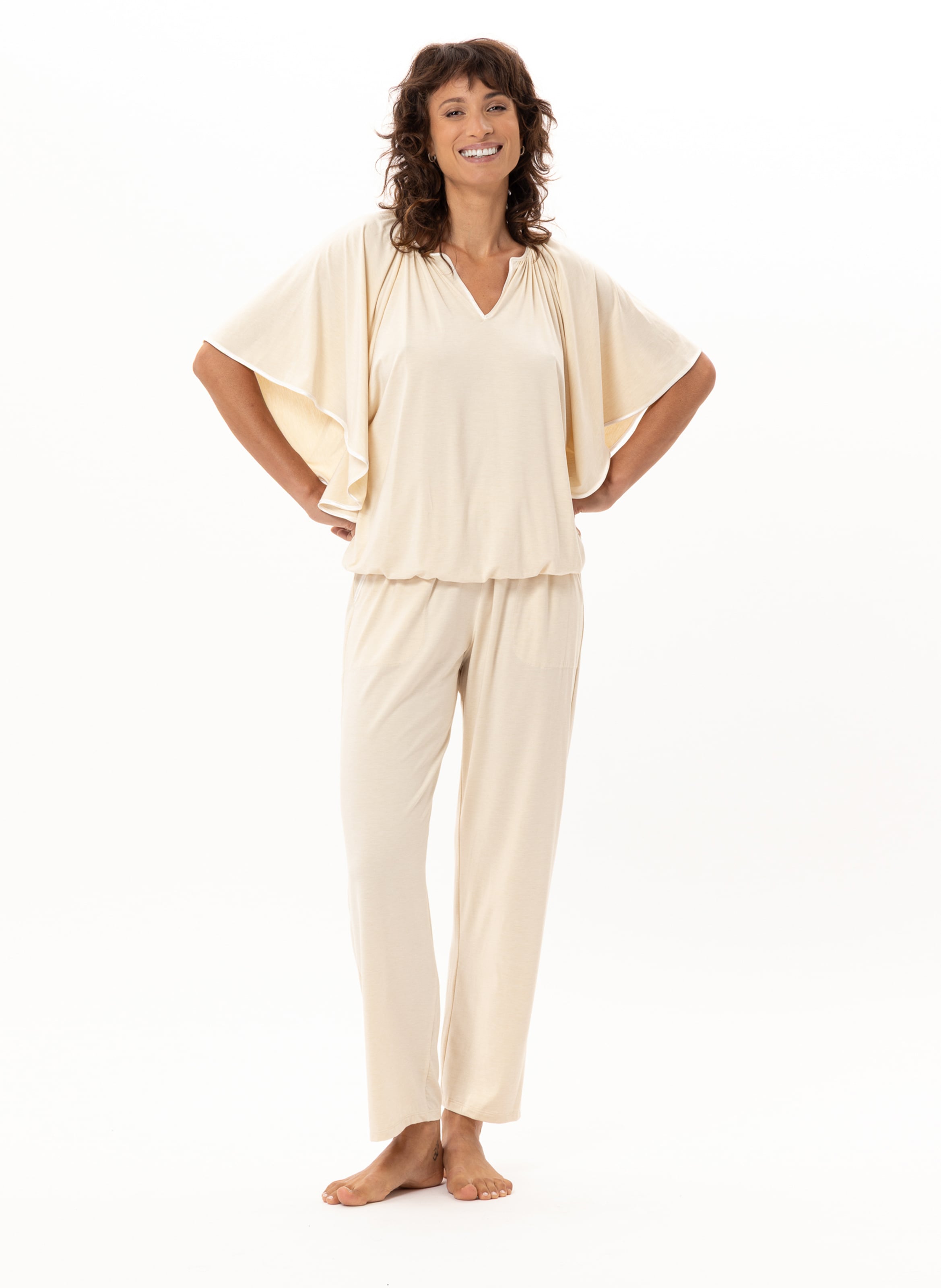 Modal homewear set LE CHAT Beige