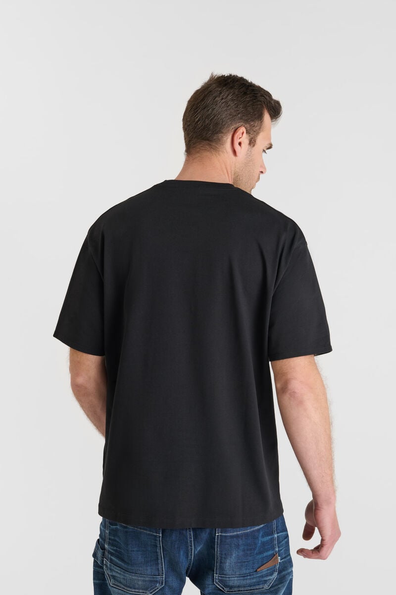 Tommy Badge T-shirt LE TEMPS DES CERISES Black