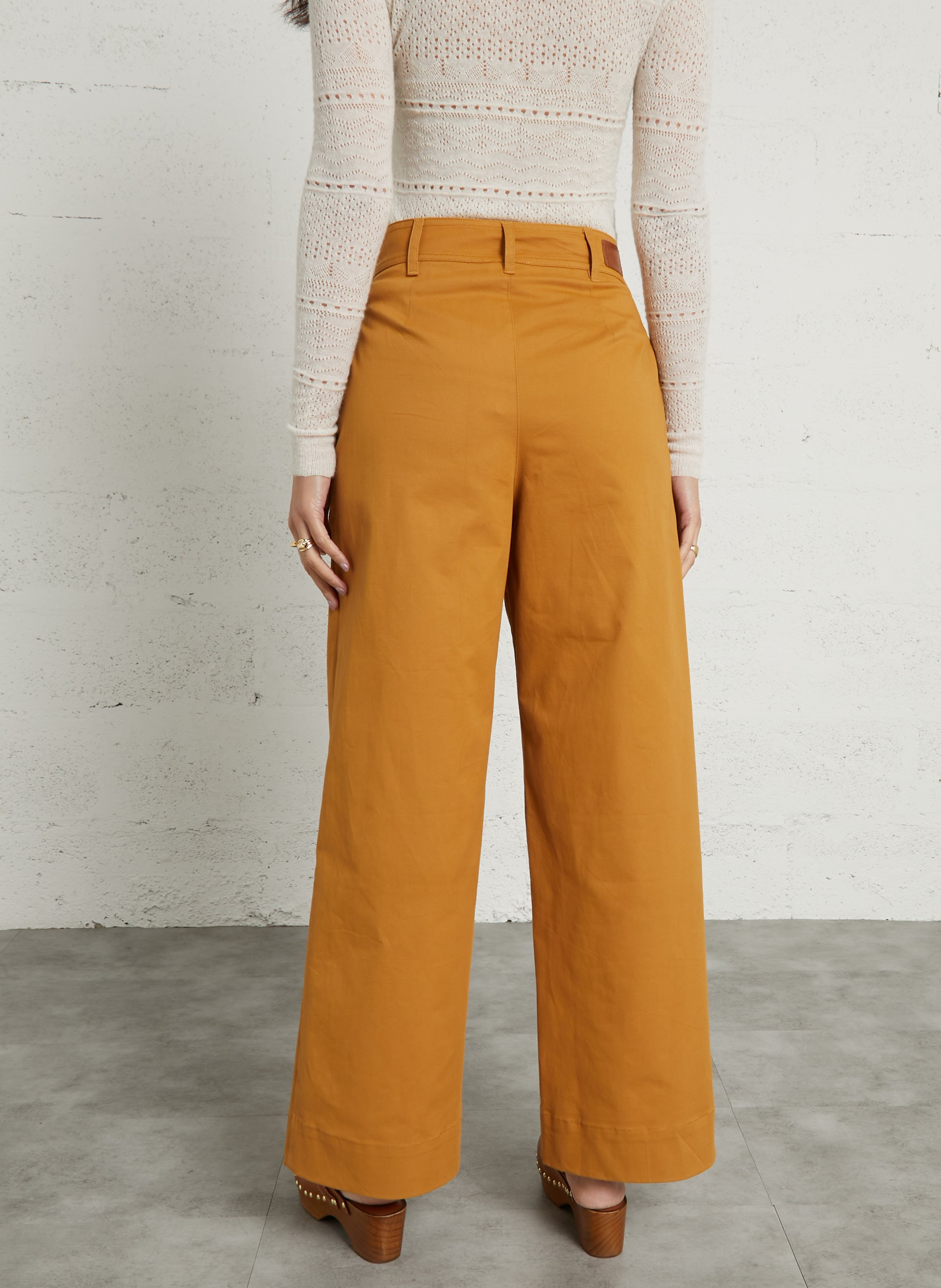 Chinohose aus Baumwoll-Mix LOUISE MISHA Braun