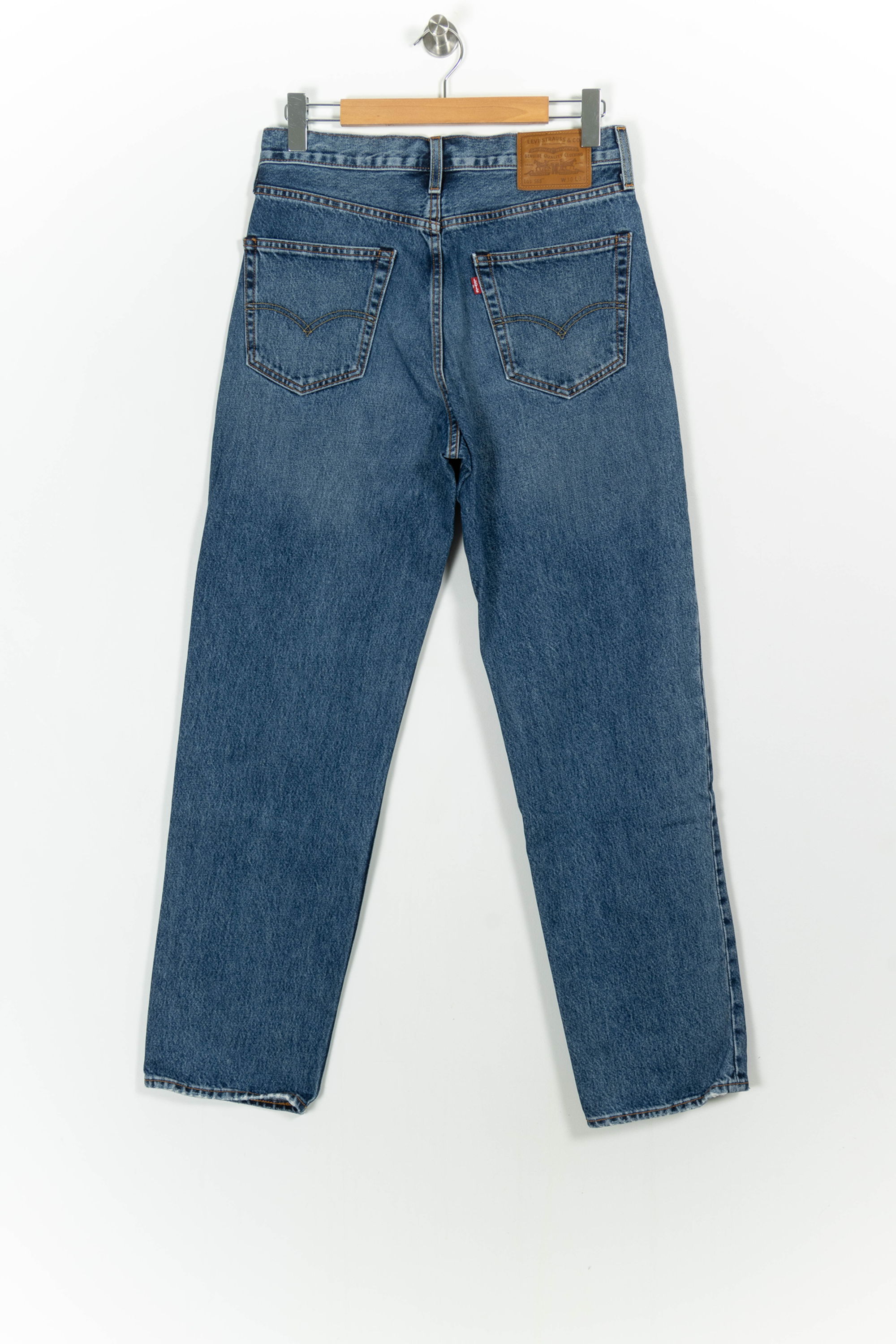 Cropped slim jeans with studs LEVI'S - Seconde main Blue