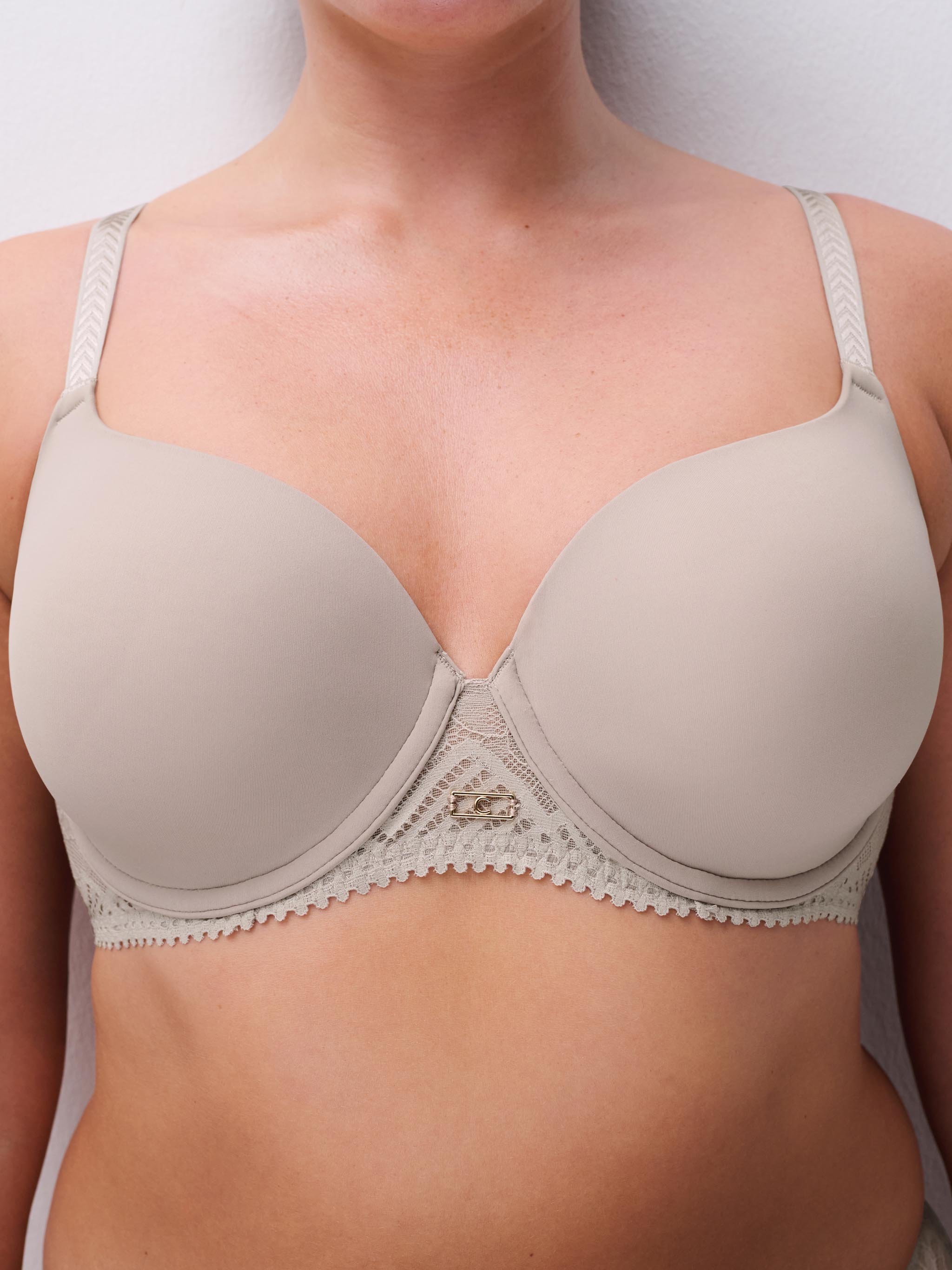 Full-cup bra CHANTELLE Brown