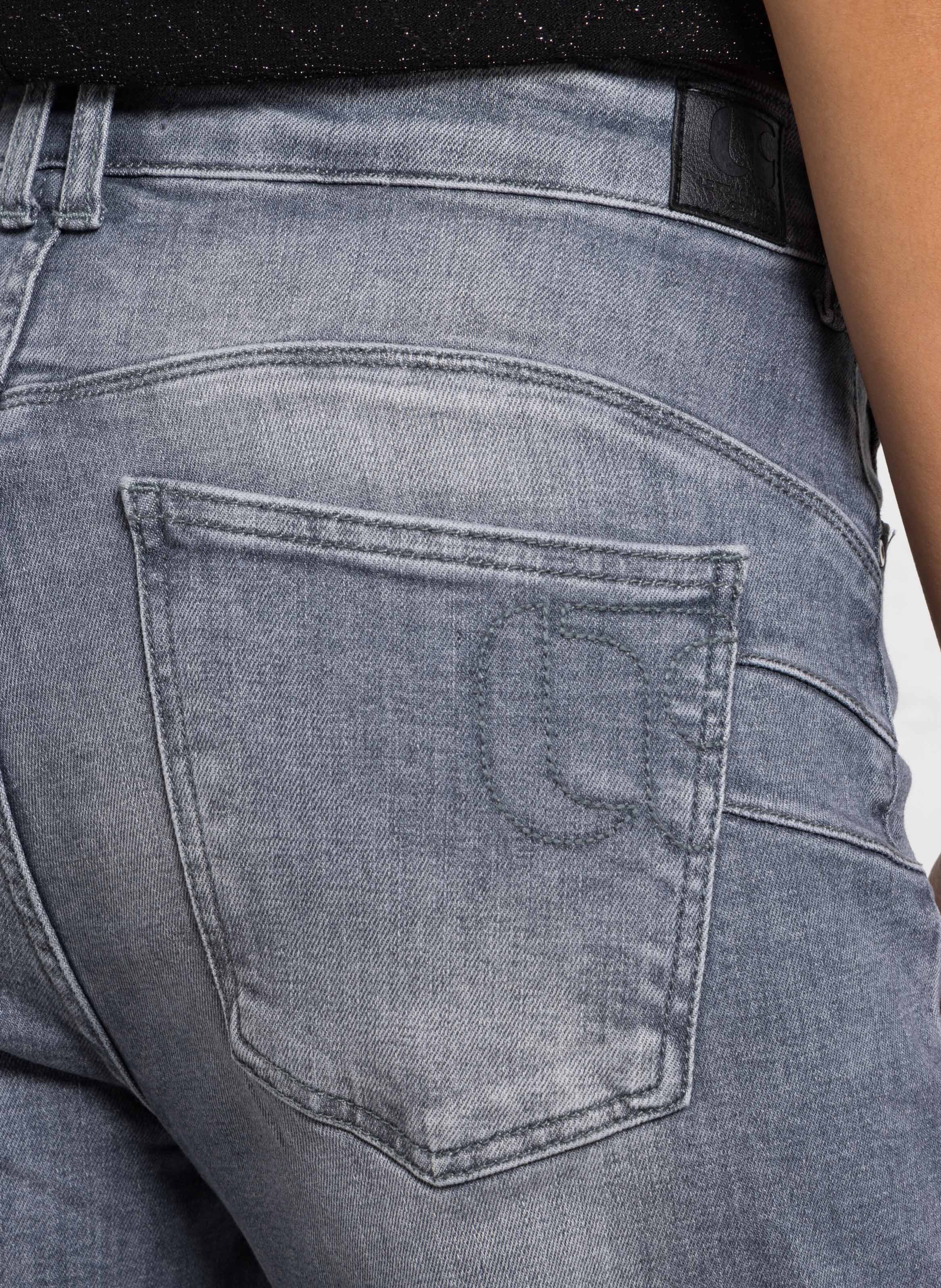 Wijde jeans LE TEMPS DES CERISES Grijs