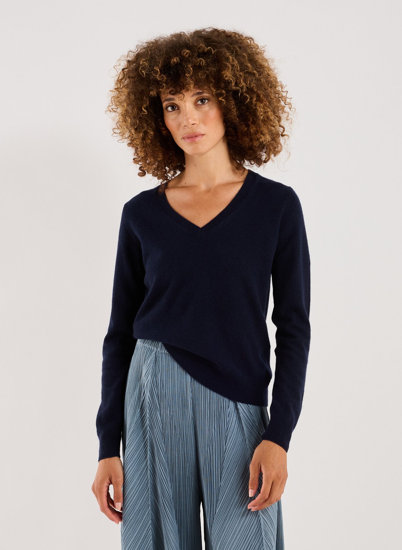 Cashmere sweater AU PRINTEMPS PARIS Blue