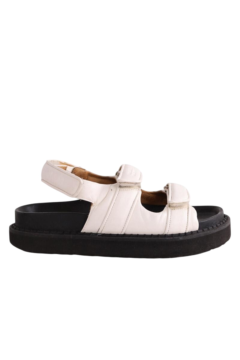 Faux leather sandals ISABEL MARANT - Seconde Main Beige