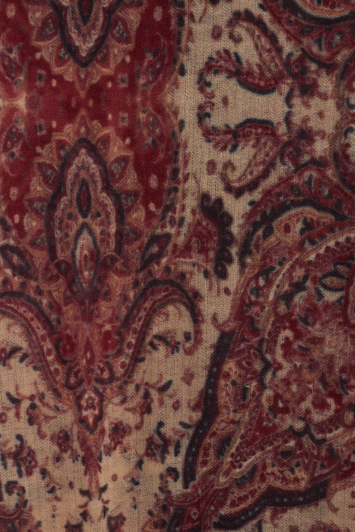 Wollen sjaal met print GERARD DAREL Roze