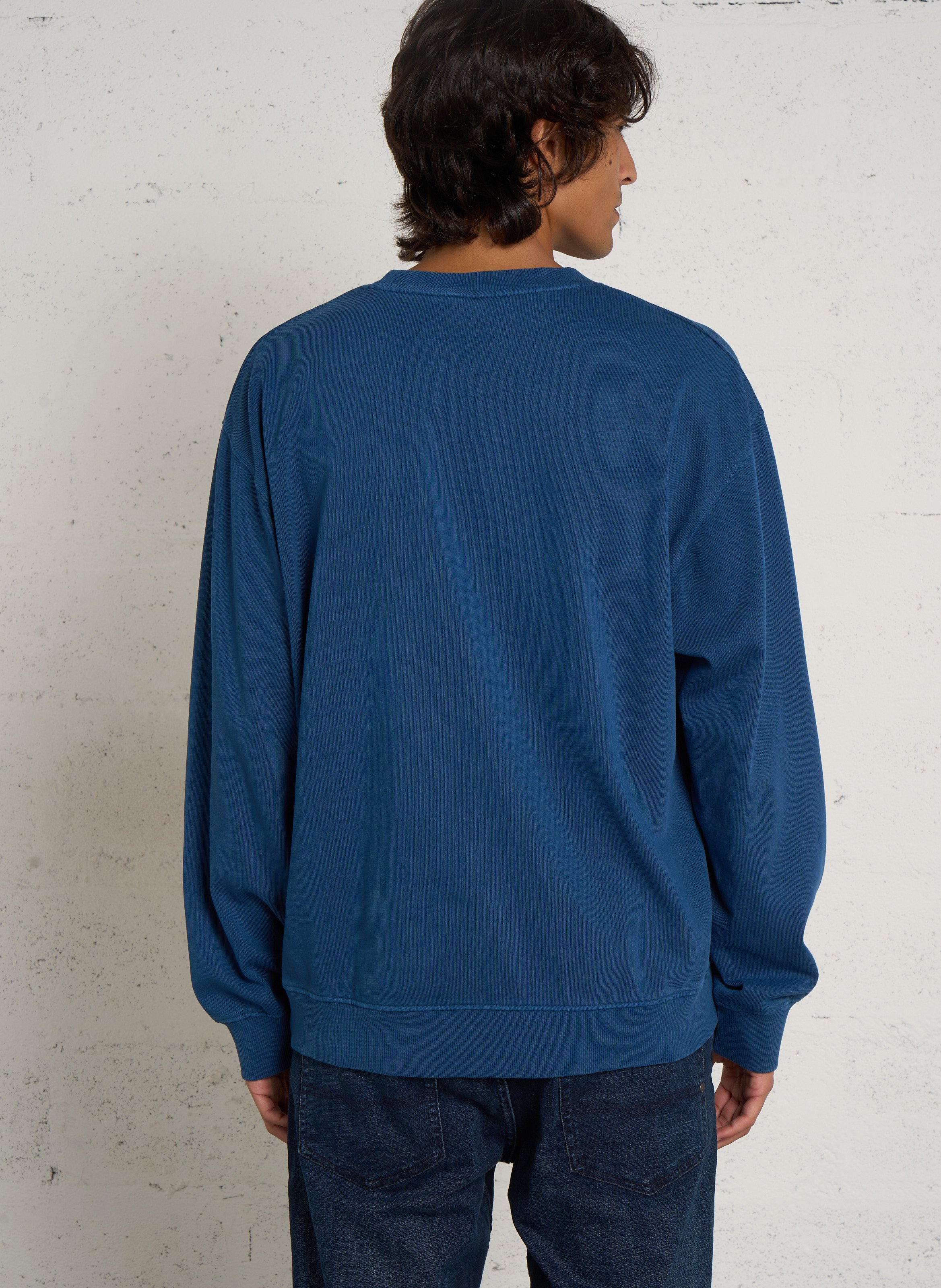 Oversize-Sweatshirt aus Baumwolle PEPE JEANS Blau