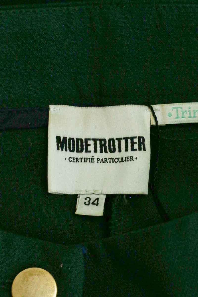 Wide-leg pants MODETROTTER - Seconde Main Green