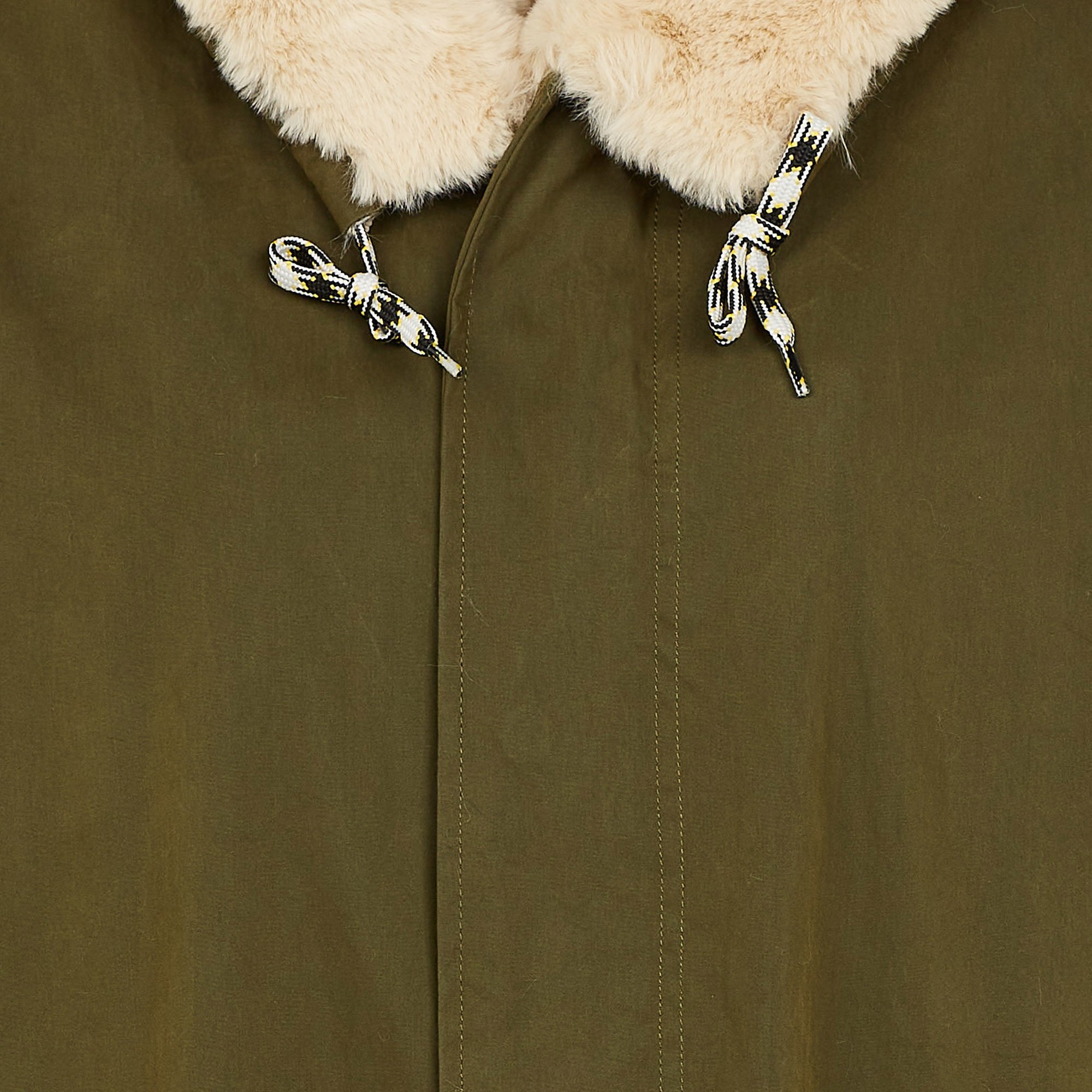 Parka met gevoerde capuchon - katoenblend BELLEROSE Kaki