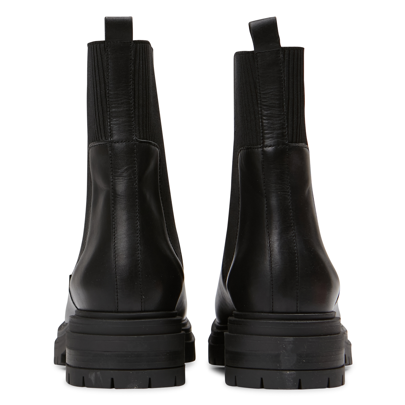 Bottines en cuir mélangé  MELLOW YELLOW Noir