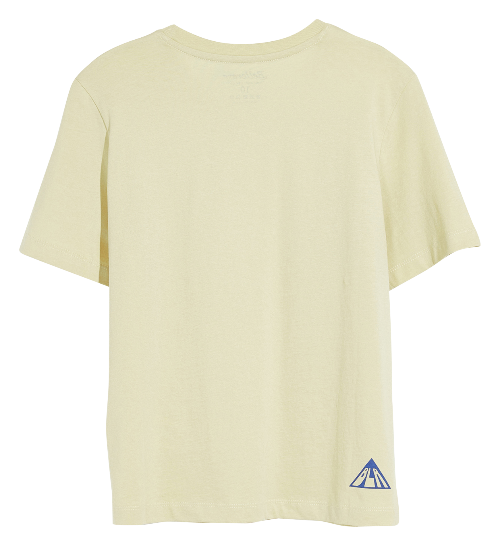 Straight fit heathered organic cotton t-shirt BELLEROSE Beige