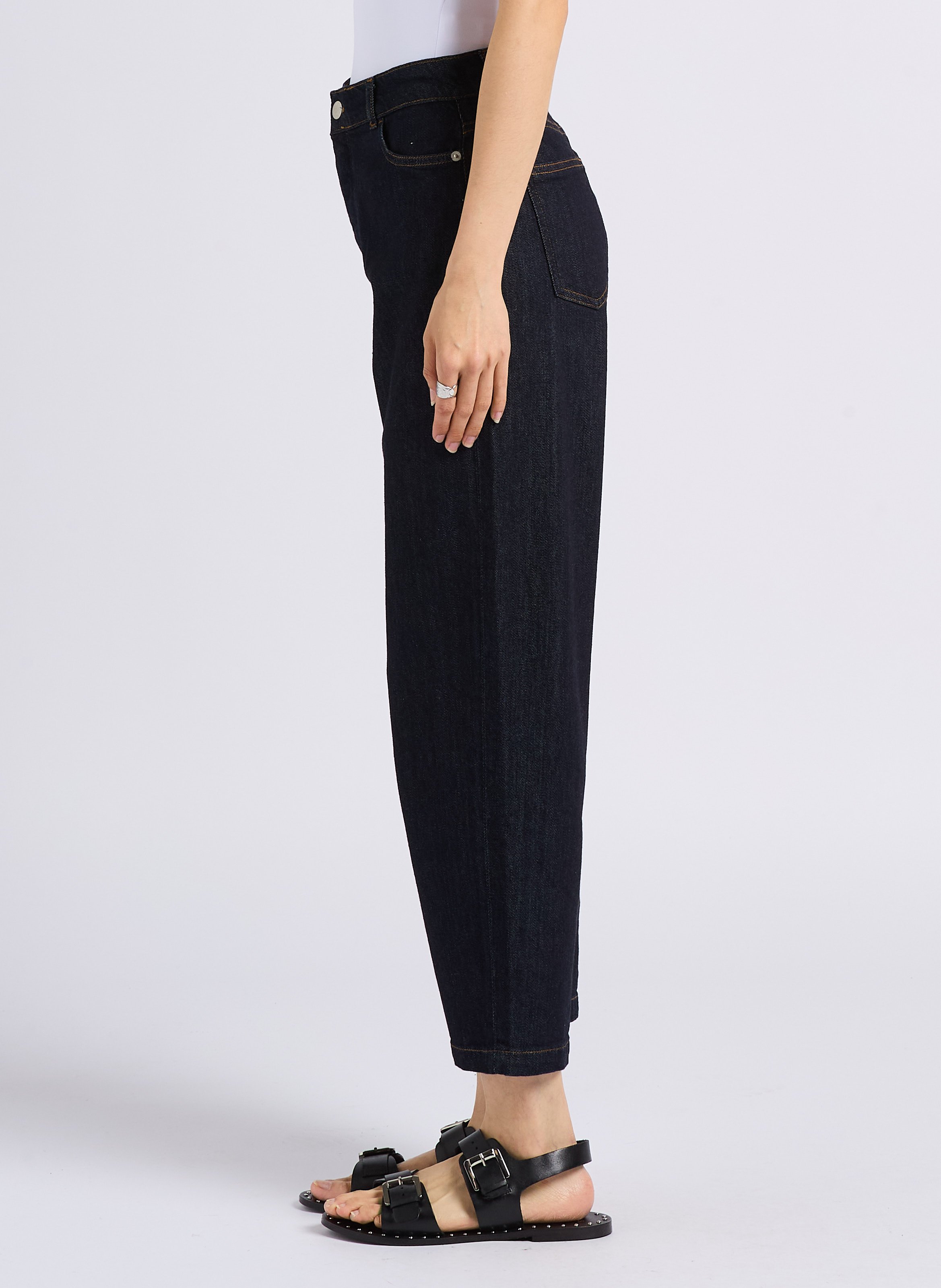 Jean droit en coton  HUMILITY Bleu