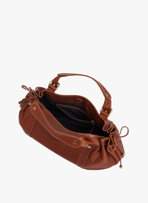 Leather Handbag Gerard Darel Boulevard Saint Germain Sac à Main En