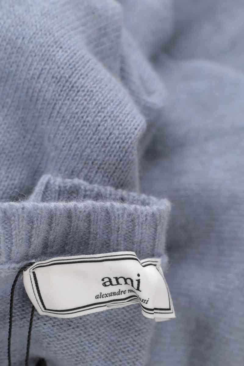 Wool Pullover AMI PARIS - Seconde Main Blue