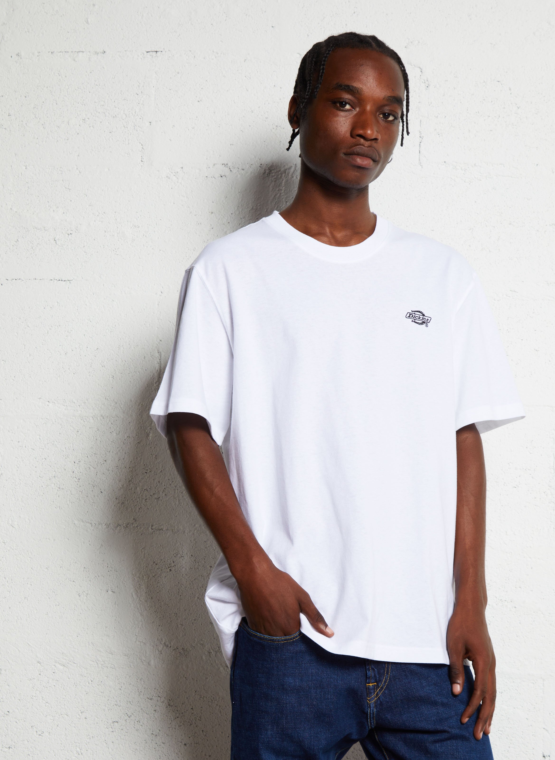 Tee-shirt col rond en coton DICKIES