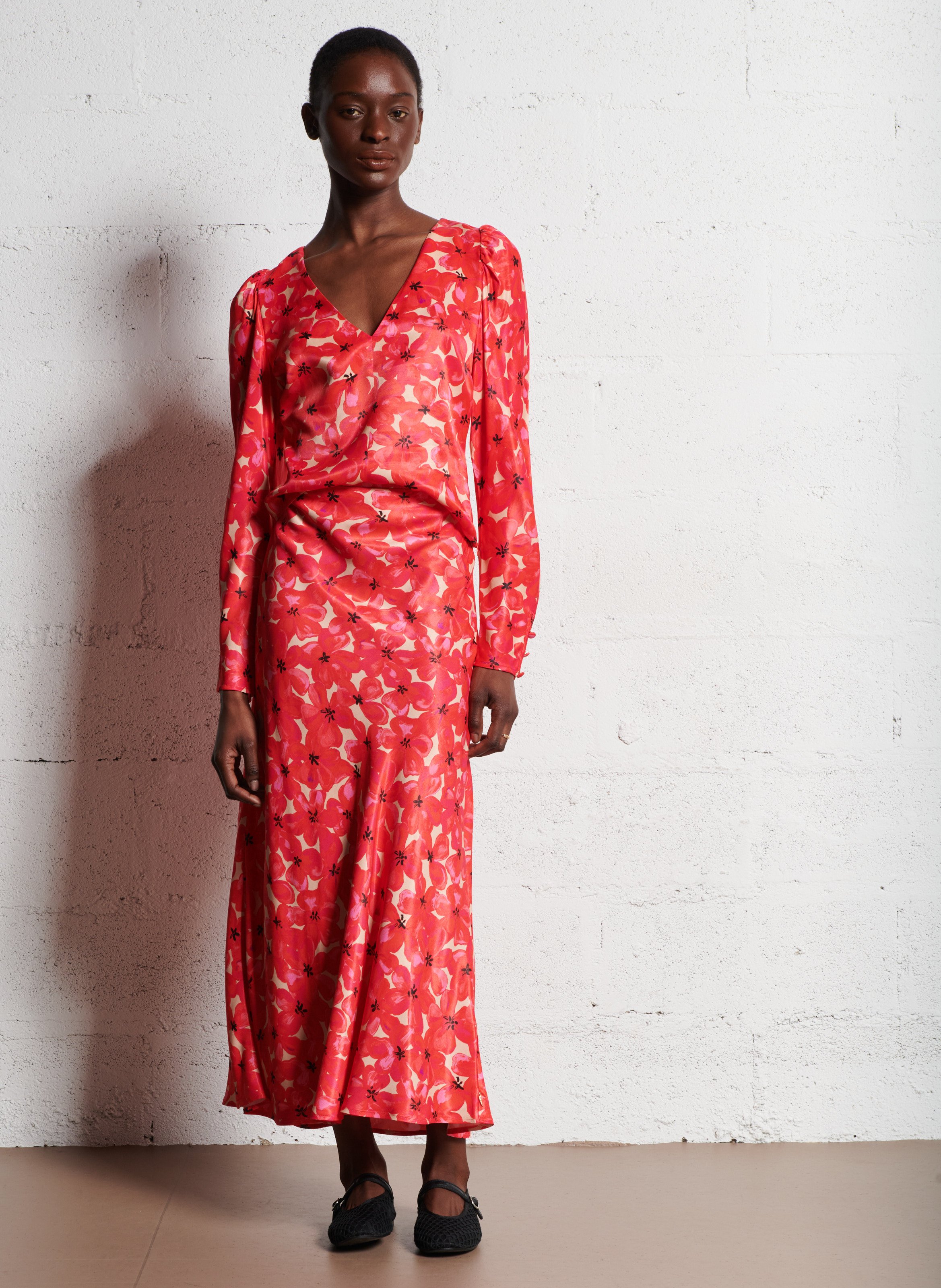 Printed straight top  FABIENNE CHAPOT Multicolored