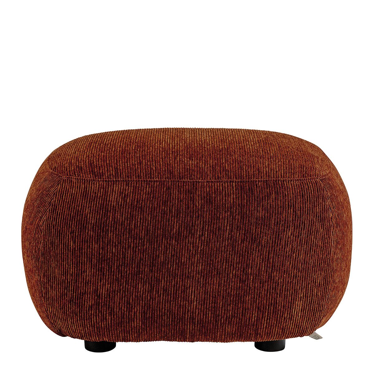 Corduroy pouf BLANC D'IVOIRE Red