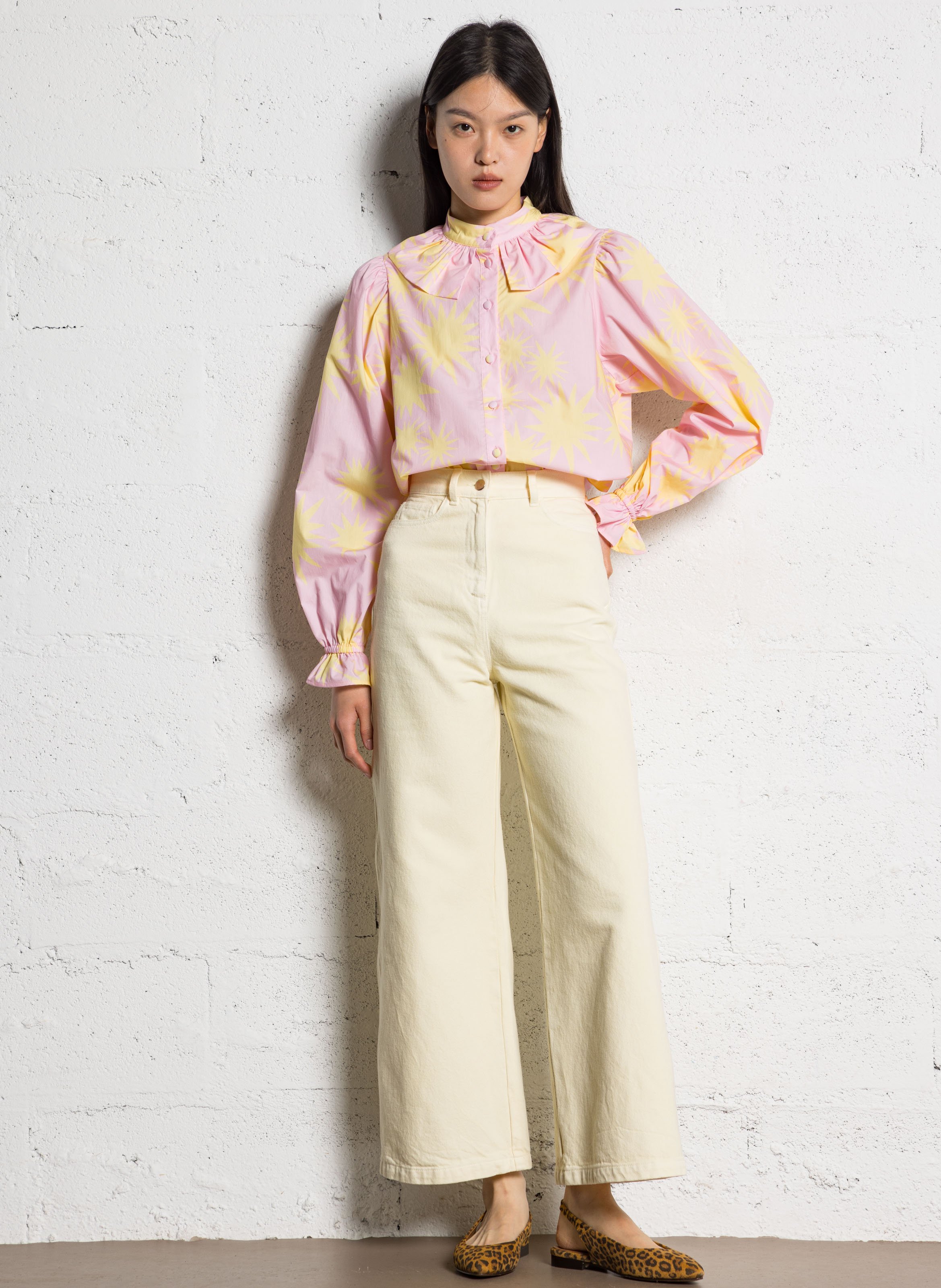 Effen overhemd Colonel ELISE CHALMIN Roze