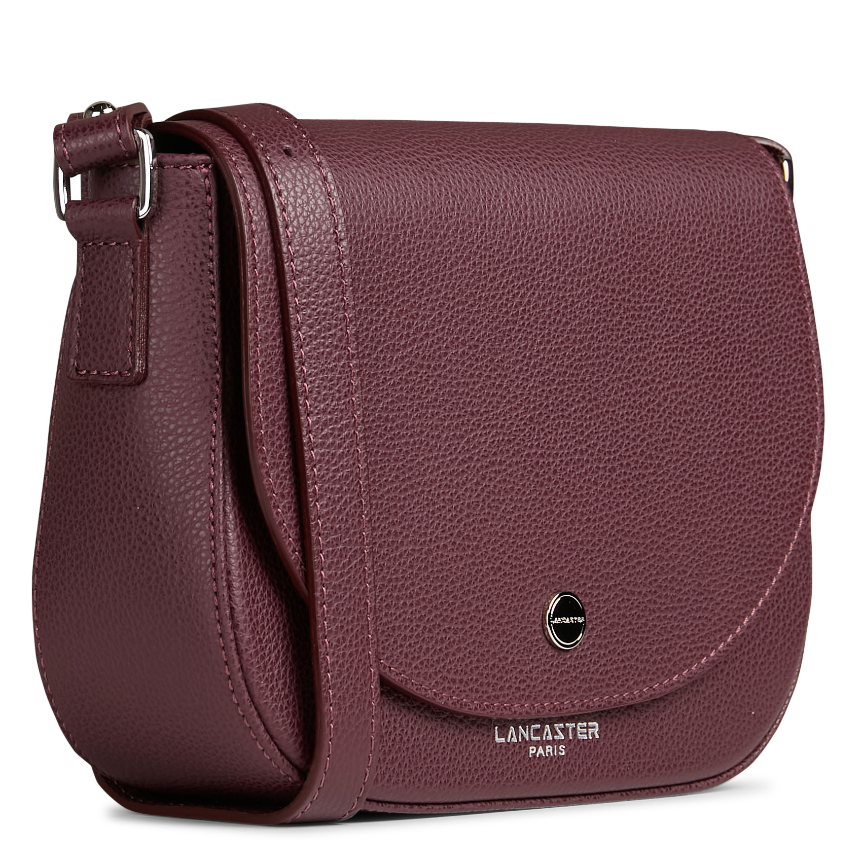 Sac porté épaule en cuir LANCASTER PARIS Rouge