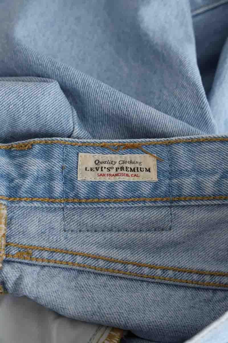 501? straight cotton jeans LEVI'S - Seconde main Blue