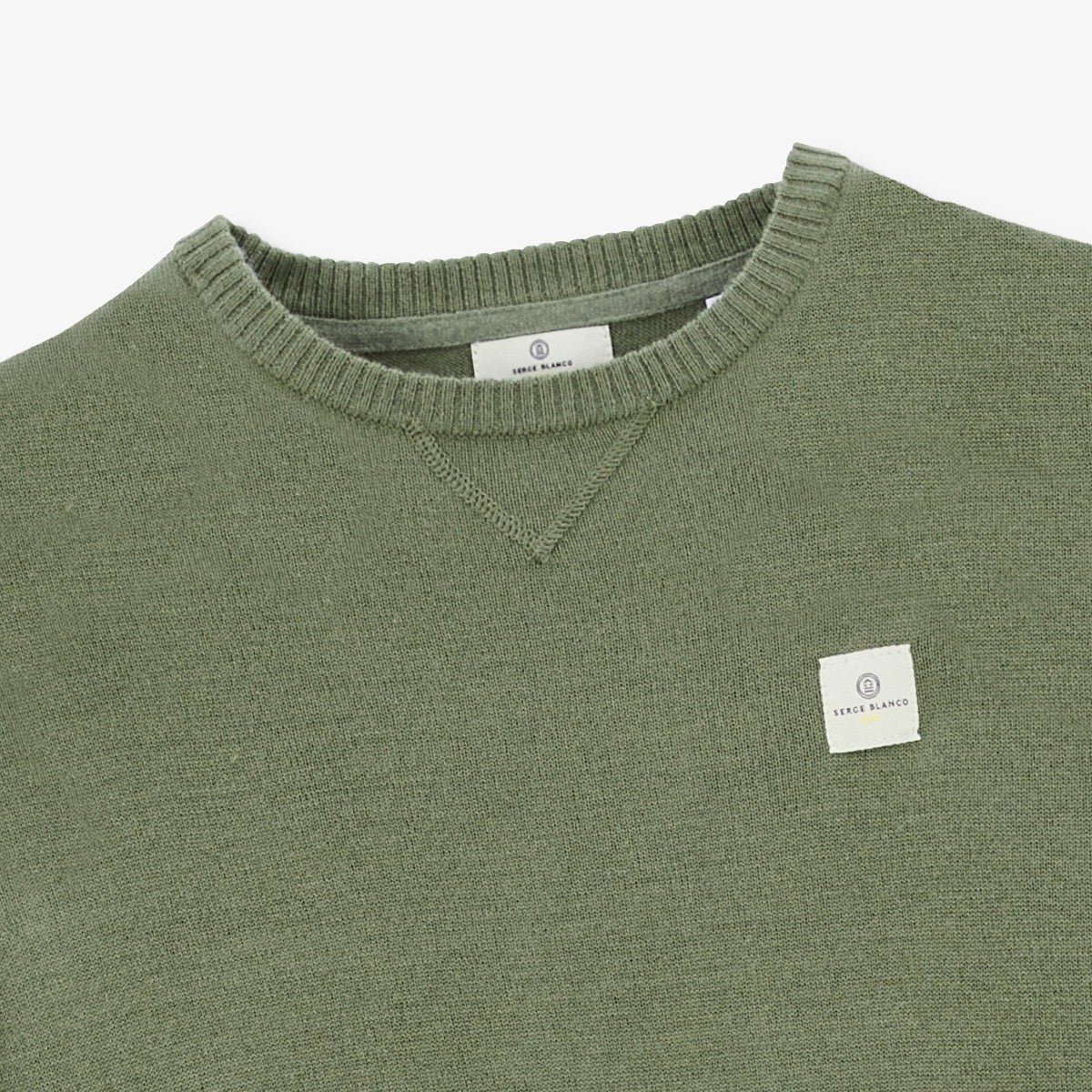 High-neck sweater SERGE BLANCO Green
