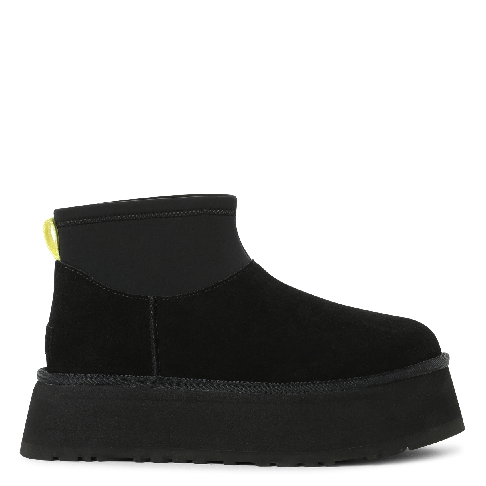 Bottines compensées en cuir mélangé UGG Noir