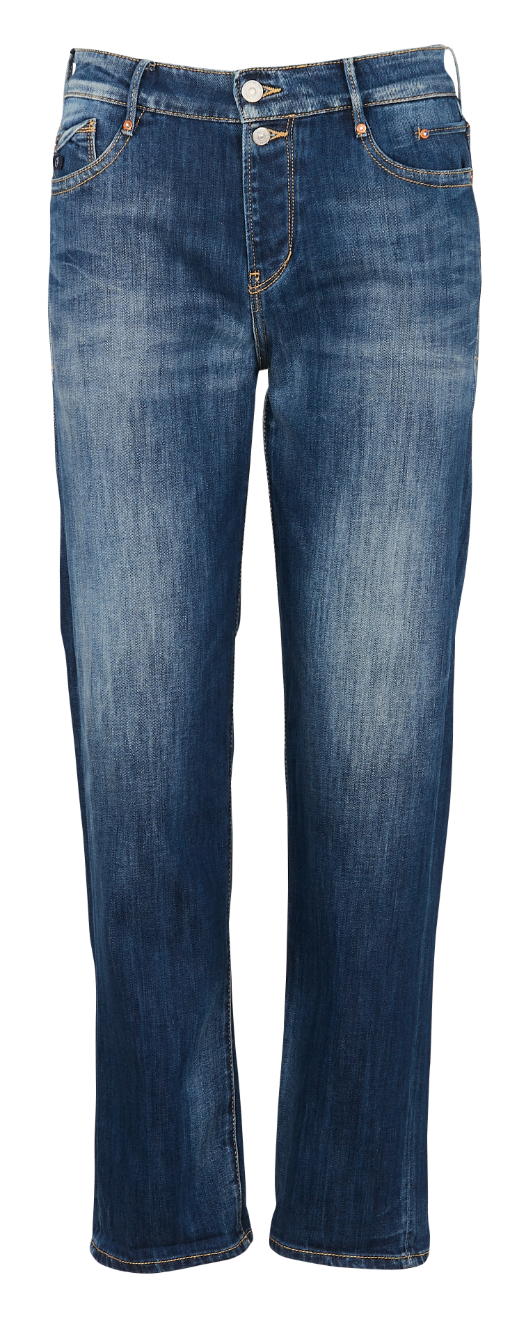 Jean droit en coton mélangé LE TEMPS DES CERISES Bleu