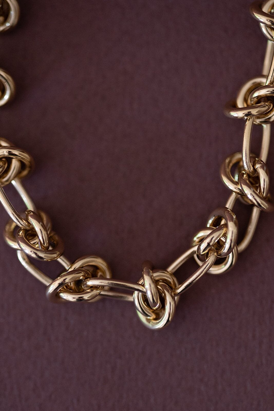 Maxi silver-plated bracelet MONSIEUR SIMONE Golden