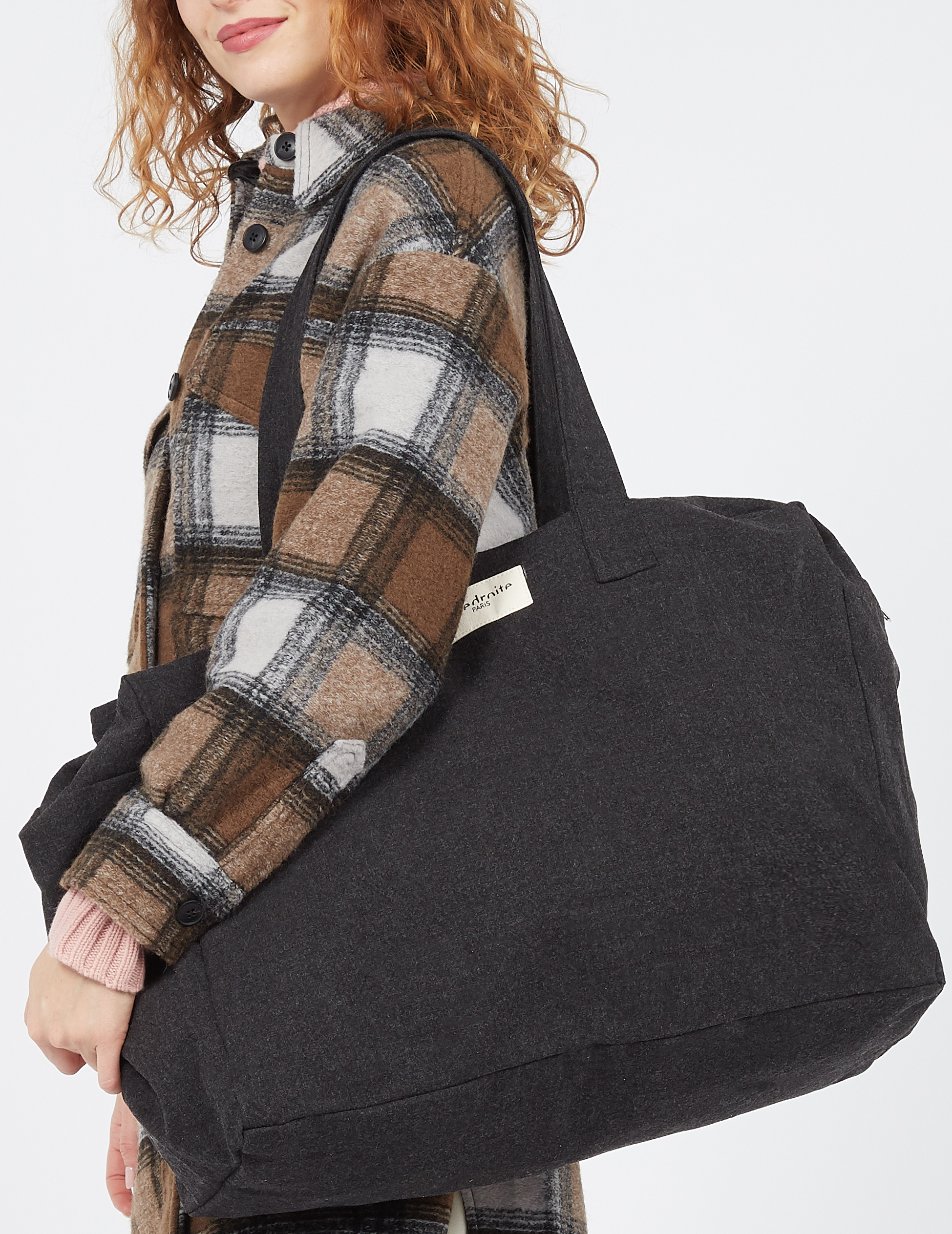 Cotton travel bag RIVEDROITE PARIS Black