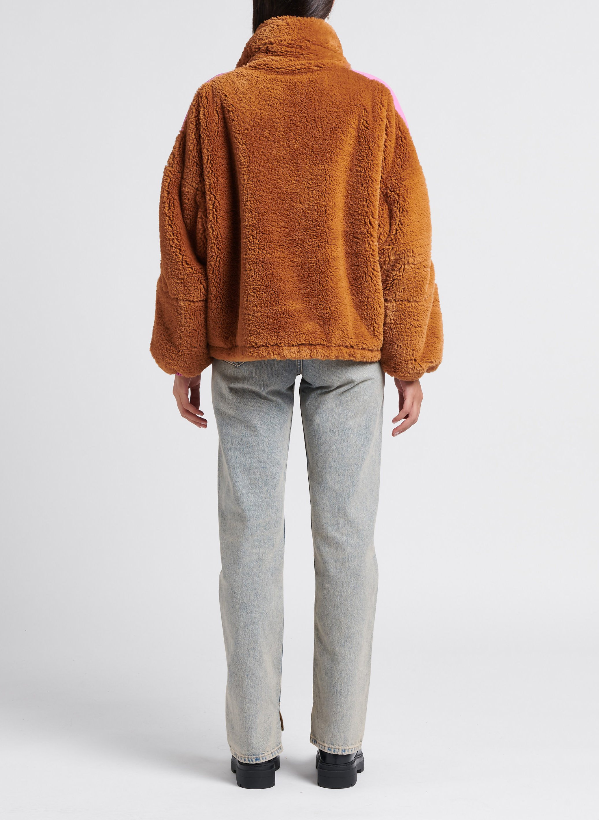 Blouson col montant OOF Marron