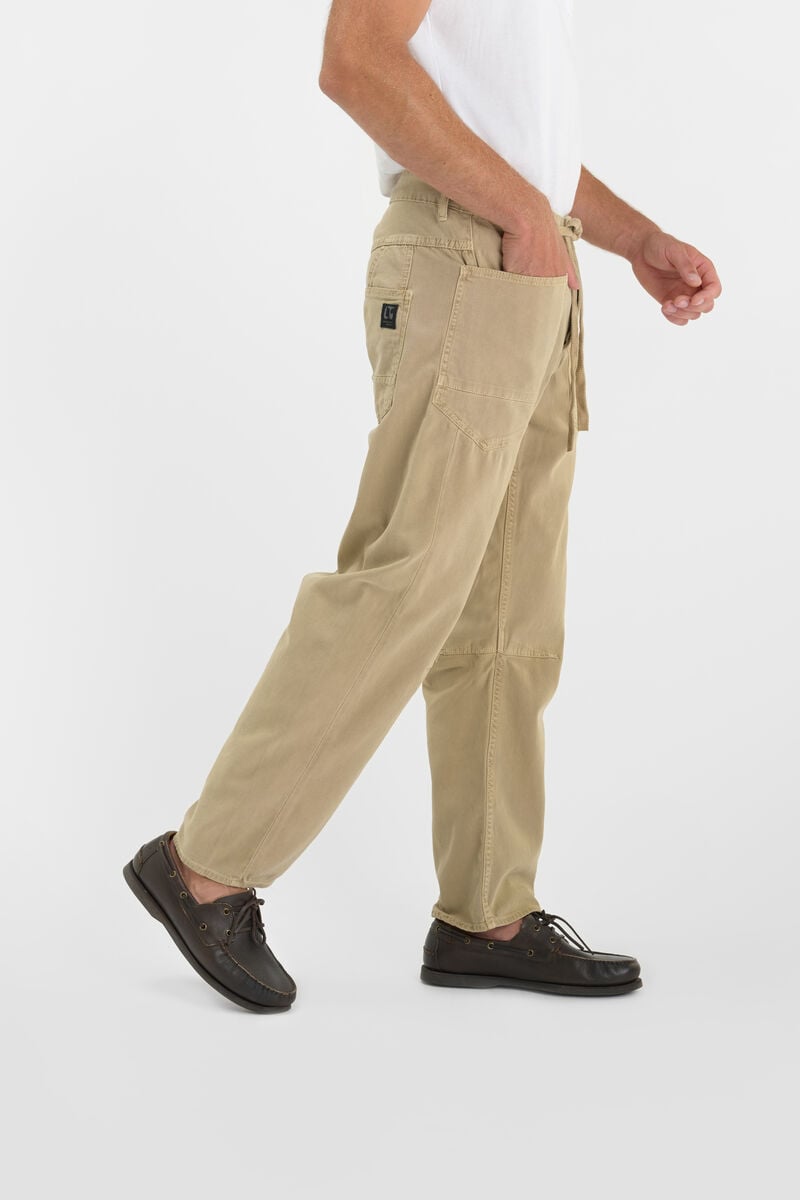 Loose, wide-leg pants LE TEMPS DES CERISES Beige