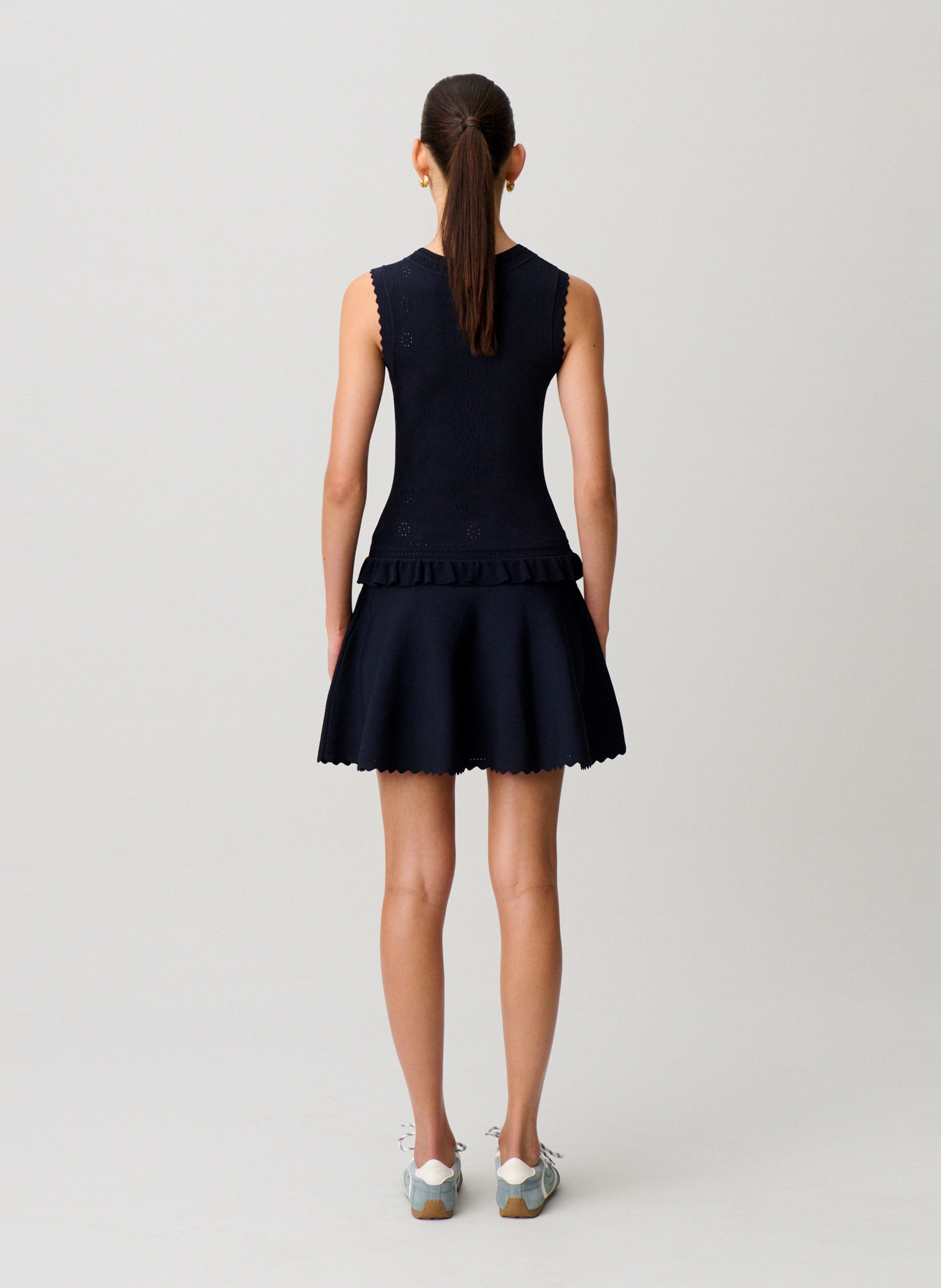 Robe courte col rond  CLAUDIE PIERLOT Bleu